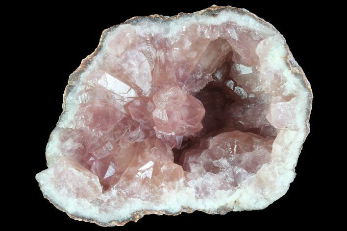 Pink Amethyst Geode (NEW FIND) - Argentina #84465